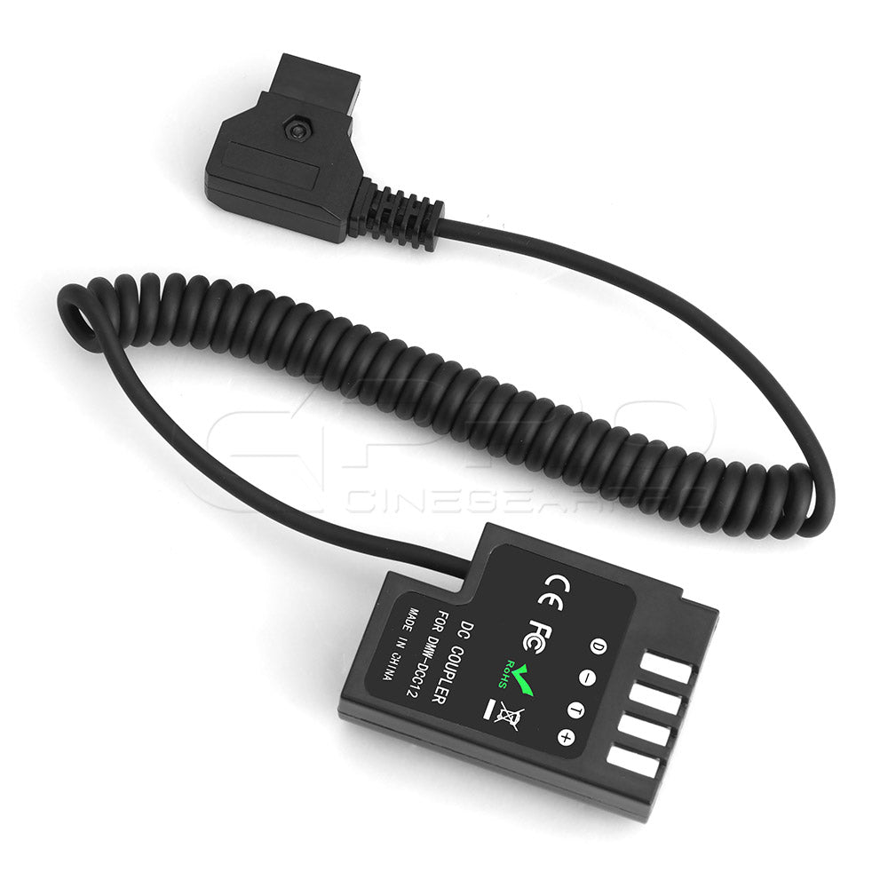 CGPro DMW-DCC12 (D-TAP) Dummy Battery Input 10-20V Output 8.5-9.15V For Panasonic GH5 GH4 GH3 DC Coupler/Dummy Battery - CINEGEARPRO